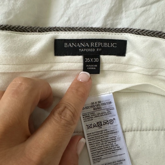 Men's Slim Tapered Fit Pants by Banana Republic - Picture 5 of 7